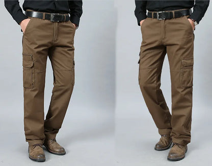 Big Size 29- 44 46 48 Cargo Pants Men Straight Loose Work Tactical Mens Pants Mens Pants Militar Safari Men Trousers swat pants