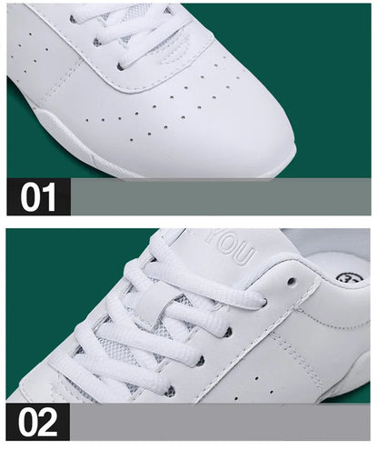 Kids' Sneakers Children's Competitive Aerobics Shoes Soft Bottom Fitness Sports Shoes Jazz Modern Square Girls Boys Dance Shoes