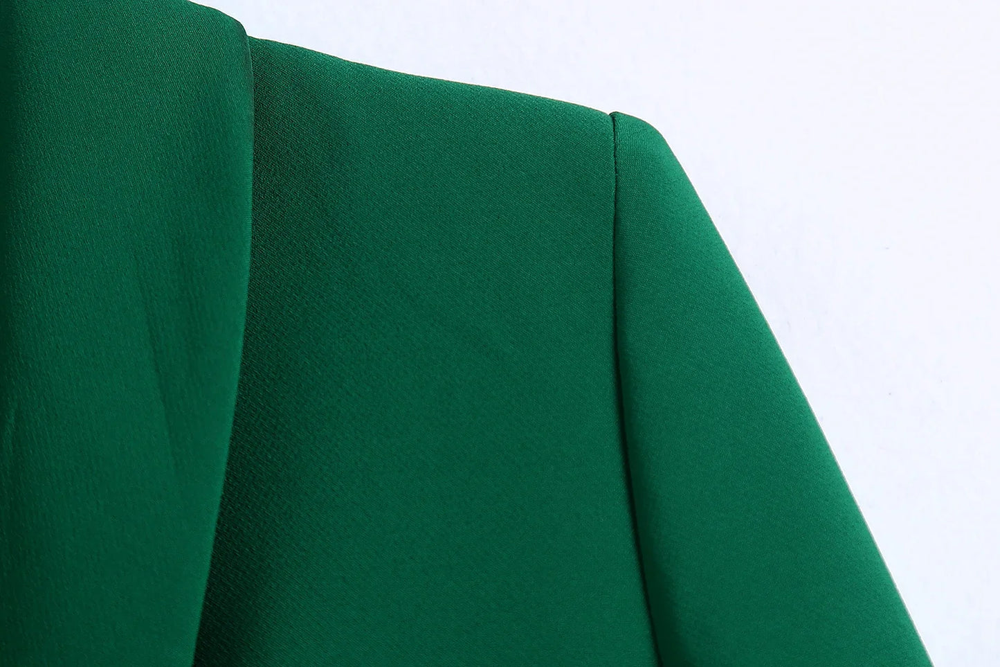 2023 Fashion Vintage Stylish Green Oversized Long Women Blazer Office Lady Pocket Fashion Autumn Jacket Female Bussiness