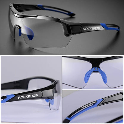 Photochromic Cycling Sunglasses Bike Glasses Eyewear UV400 MTB Road Bicycle Goggles Women Men Outdoor Sports Fishing