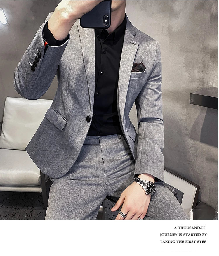 25 Colors 1 Pcs Blazer No Pants S-7XL New Wedding Dress Formal Business Slim Mens Suit Jacket Plaid Striped Solid Color