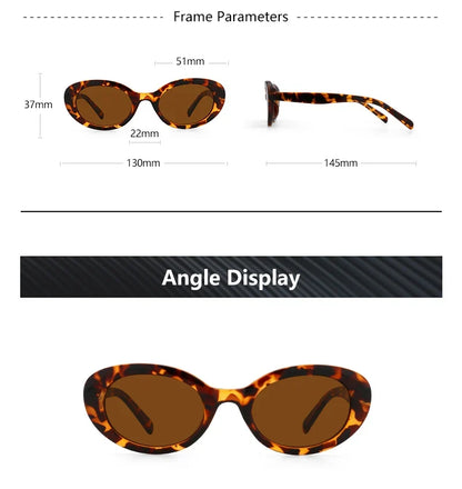Vintage Cat Eye Sunglasses Female Luxury Design Glasses Outdoor Anti-glare UV400 Shades Goggles Ultralight Sun Glasses