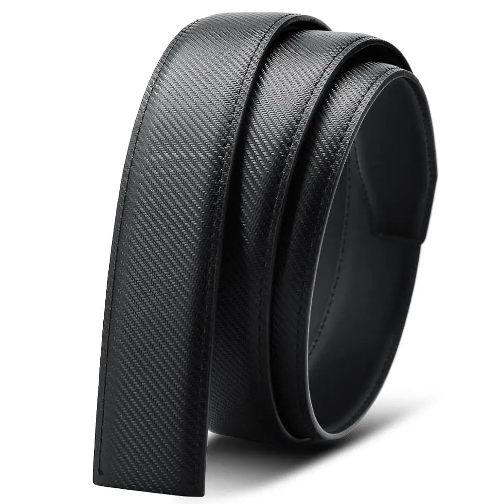 Multicolor Genuine Leather Men's Belts Fashion Business Automatic Buckle Straps Ratchet Cow Leather Waistband 3.5cm Width
