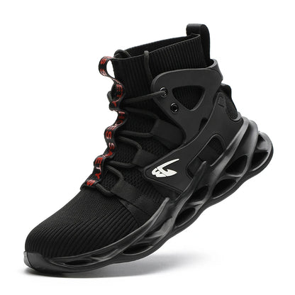 Indestructible Safety Work Shoes With Steel Toe Cap Breathable Outdoor Sports Boots Sneakers Security Construction Boots