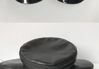Brand Collection Wool Newsboy caps  New Women Hats Flat Militray Caps Baker Boy Hat with logo