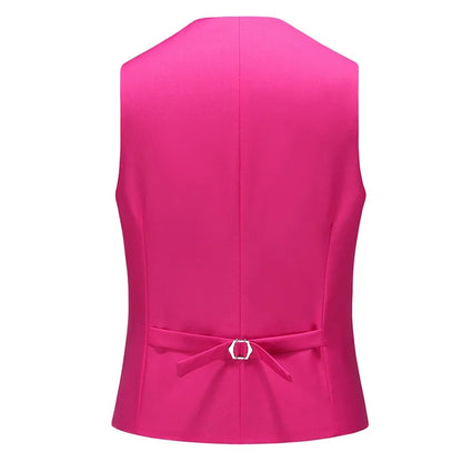 Royal Blue Vest Waistcoat Men's Brand New Slim-Fit V Neck Dress Vests Mens Formal Business Wedding Tuxedo Chaleco Hombre 6xl