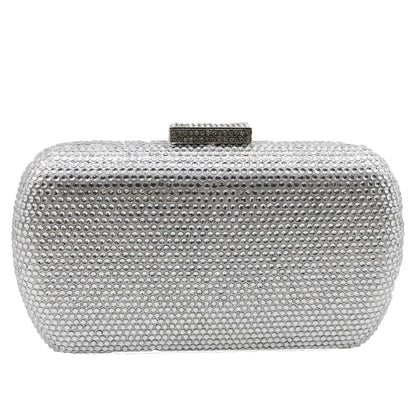 Burgundy Crystal Evening Bags and Clutches for Women Formal Party Rhinestone Handbags Wedding Clutch Purse