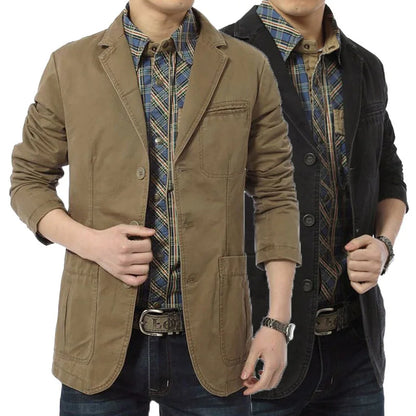 2023 Spring Autumn Luxury Men Blazers New  Fashion Brand High Quality Cargo Suit Casual