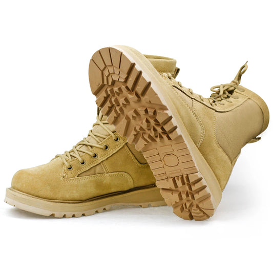 2025 Original Product US Army Sand Battle Desert  Summer Air Vent Army Mountaineering Boots Special Commando men