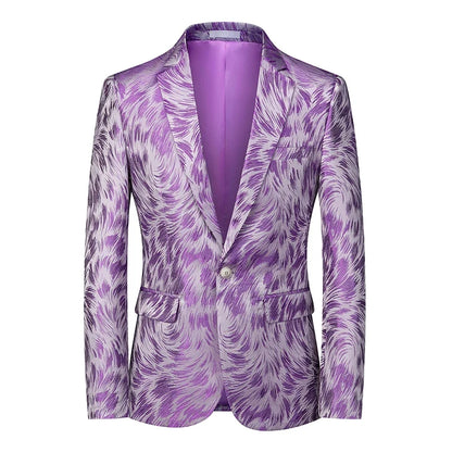 2026 New Red Men's Suit Jacket, Wedding Brands Dress Coat, Stylish Slim Man Costume Homme Single-Breasted Asian Sizes  Blazer
