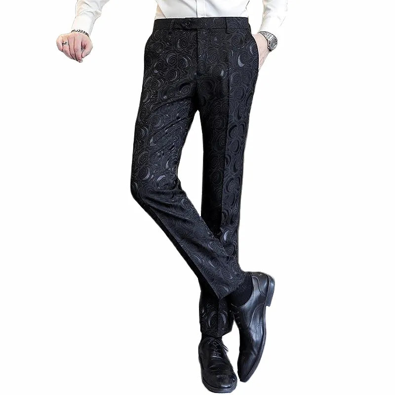 2026 Men Suit Pants, Business Office Trousers, White Black Red Pantalones Hombre Wedding Party Dress Pants Asian Sizes Slacks