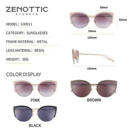 Cat Eye Sunglasses Women Brand Designer UV400 Protection Driving Shades Eyewear Ladies Trendy Clear Visual Sun Glasses