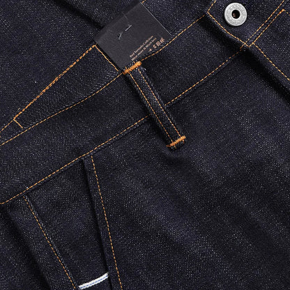 Heavy Weight 18oz Indigo Selvage Unwashed Pants Unsanforised Thick High Waist Raw Denim Jean