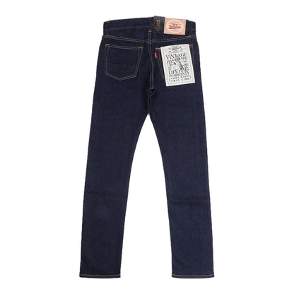 Washed Slim Fitting Pants Sanforized Raw Denim Jeans 12oz