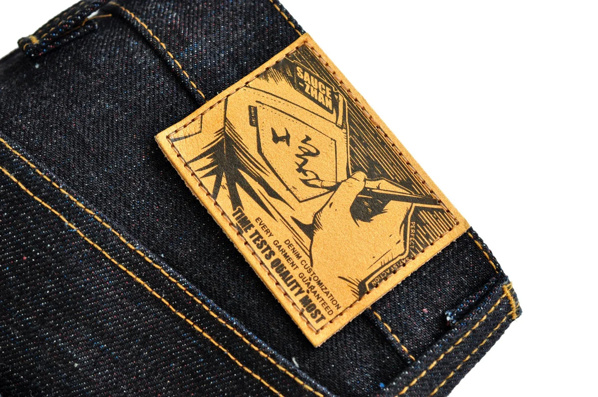 Mens Jeans 21 Oz Rainbow Selvedge Denim Vintage Raw Jeans for Men Sanforized Unwashed Heavyv Denim Jeans
