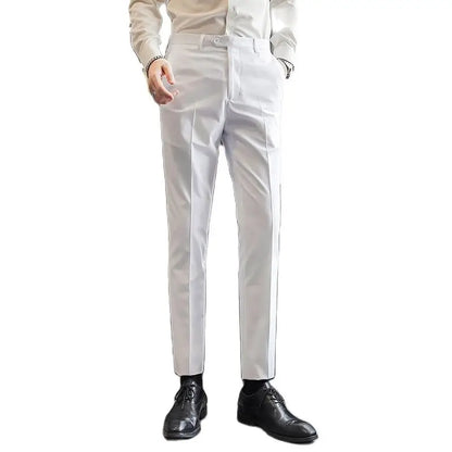 2026 Men Blue Suit Pants,  Formal Slim Dress Trousers, Red Green Black White Pantalones Hombre, Asian Size Man Slacks,M-5XL 6XL