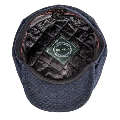 Men's 8 Piece Wool Blend Newsboy Flat Cap Gatsby Retro Hat Driving Caps Baker Boy Hats Women Boina 005