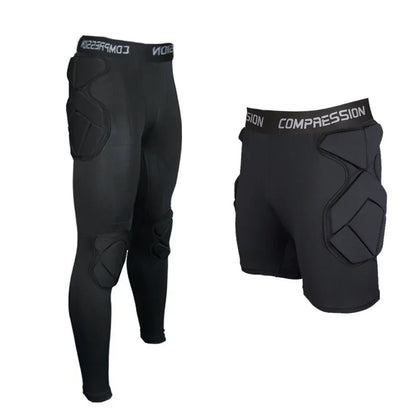 Men's Soccer Goalkeeper Jersey Training Uniform EVA Thick Sponge Protection Football Goalkeeper Uniform Sport Pants