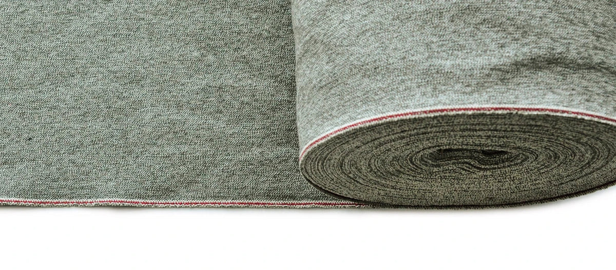 Mens Jeans cotton linen Selvedge Sanforized Raw Denim Jeans for Men Straight Fit Silver Button 19 oz