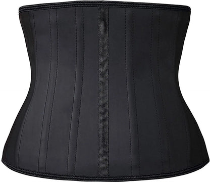 Short Torso Corset Waist Trainer Latex Body Shapewear Women Tummy Shaper Belly Sheath Sllimming Belt Modeling Strap Weight Loss