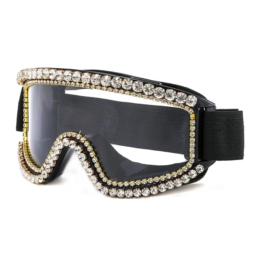 2020 Eyeprotection Outdoor Glasses Mountain Bike Goggles Bicycle Sunglasses Men Eyewear Sports Sunglasses Rhinestone