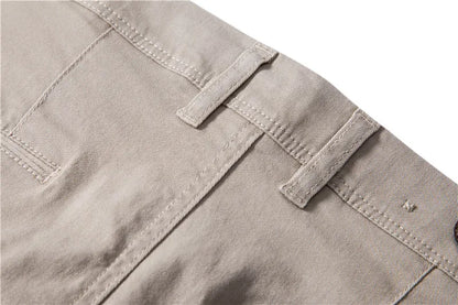 Casual Cotton Men Trousers Solid Color Slim Fit Men's Pants New Spring Autumn High Quality Classic Business Pants Men