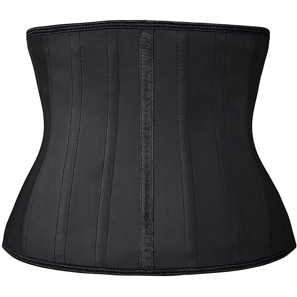 Short Torso Corset Waist Trainer Latex Body Shapewear Women Tummy Shaper Belly Sheath Sllimming Belt Modeling Strap Weight Loss