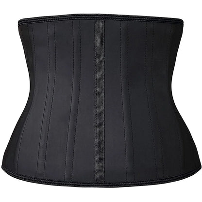 Short Torso Corset Waist Trainer Latex Body Shapewear Women Tummy Shaper Belly Sheath Sllimming Belt Modeling Strap Weight Loss