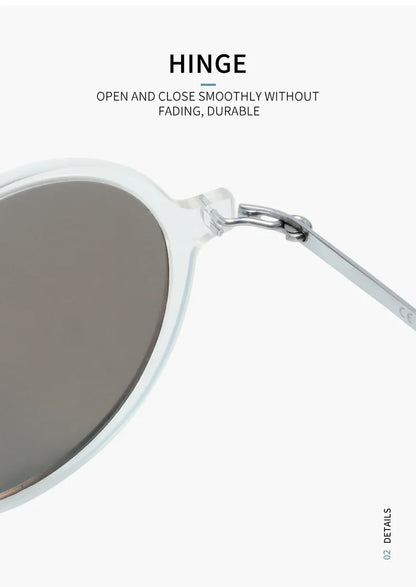 Nylon Titanium Sunglasses Men Retro Small Round Driving Polarized Sun Glasses for Women Mirrored UV400 Shades Eyewear