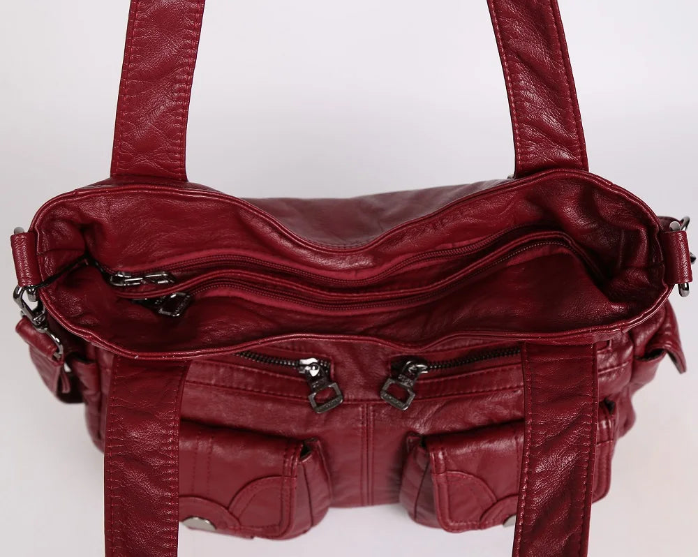 Women Handbags Top-handle Handbag Multifunctional Bag PU Shoulder Bag 13”x17” Casual Bags Shopper Bags Large