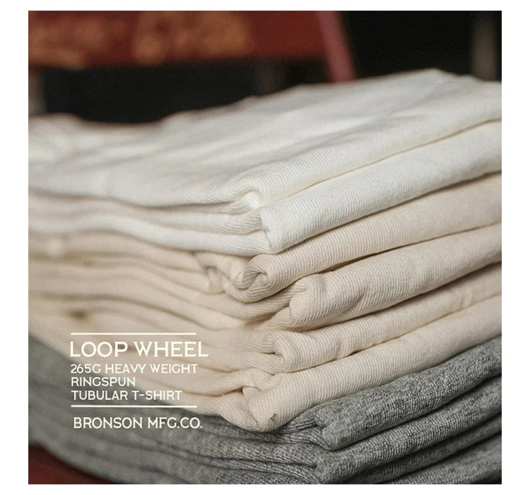 T-Shirts Heavyweight Short Sleeve Crew Neck Summer Men's Basic Tee