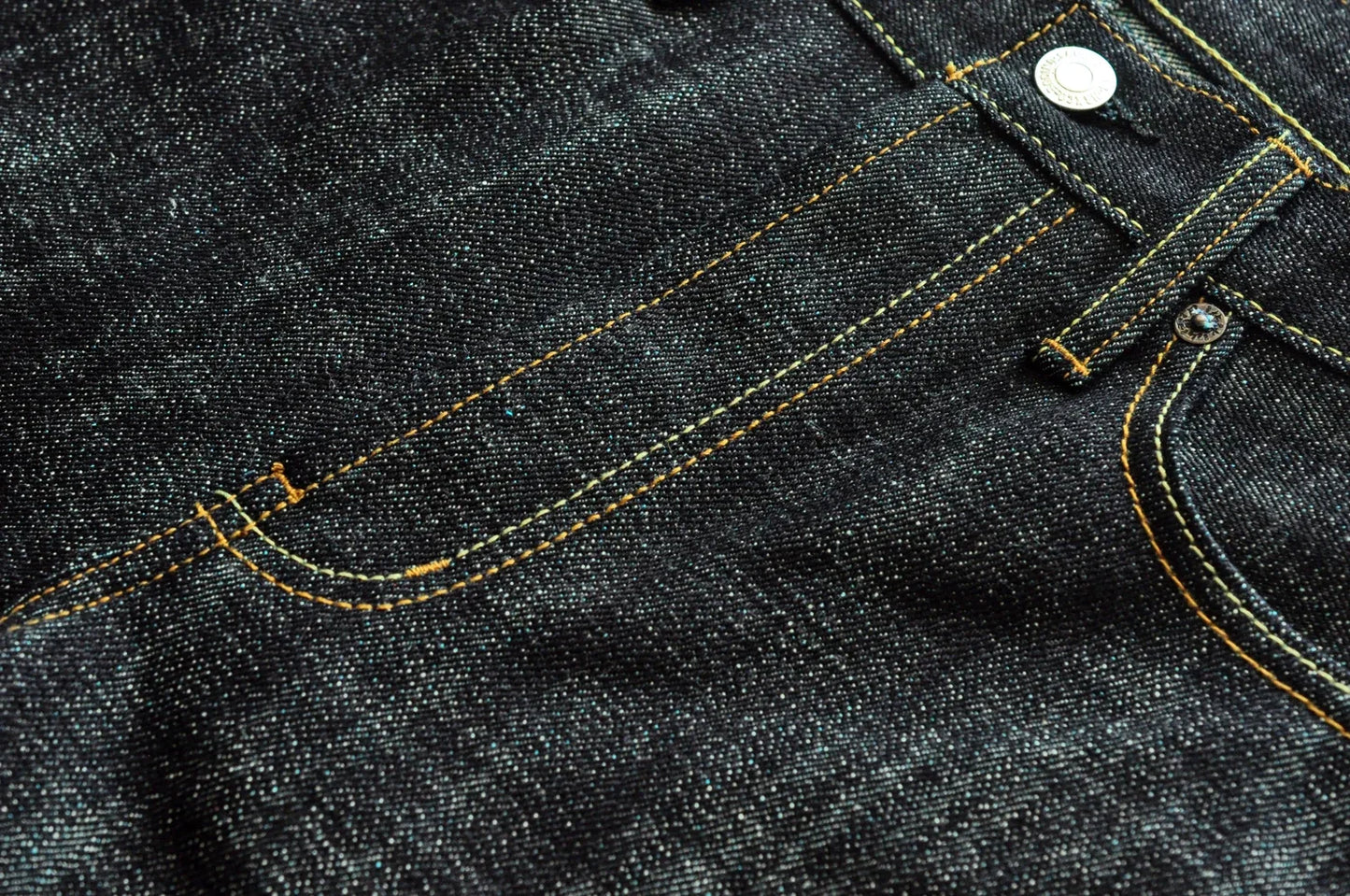 308XX-BO-Wind Jeans for Men Furinkazan Selvedge raw denim Jeans Mens Jeans 66 MODE Fit 16.8 OZ Silver-plated Buttons