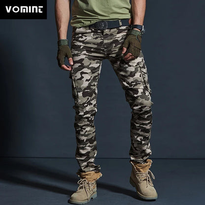 Men's Military Style Cargo Pants Men Waterproof Breathable Male Trousers Joggers Army Pockets Casual Pants Plus Size
