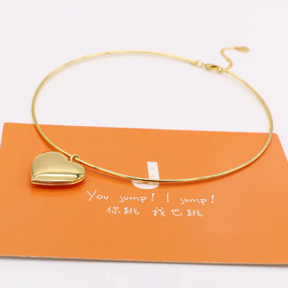 Vintage Simple 925 Sterling Silver Necklace Geometric Choker Shiny And Delicate Collarbone Chain For Women's Golden Jewellery