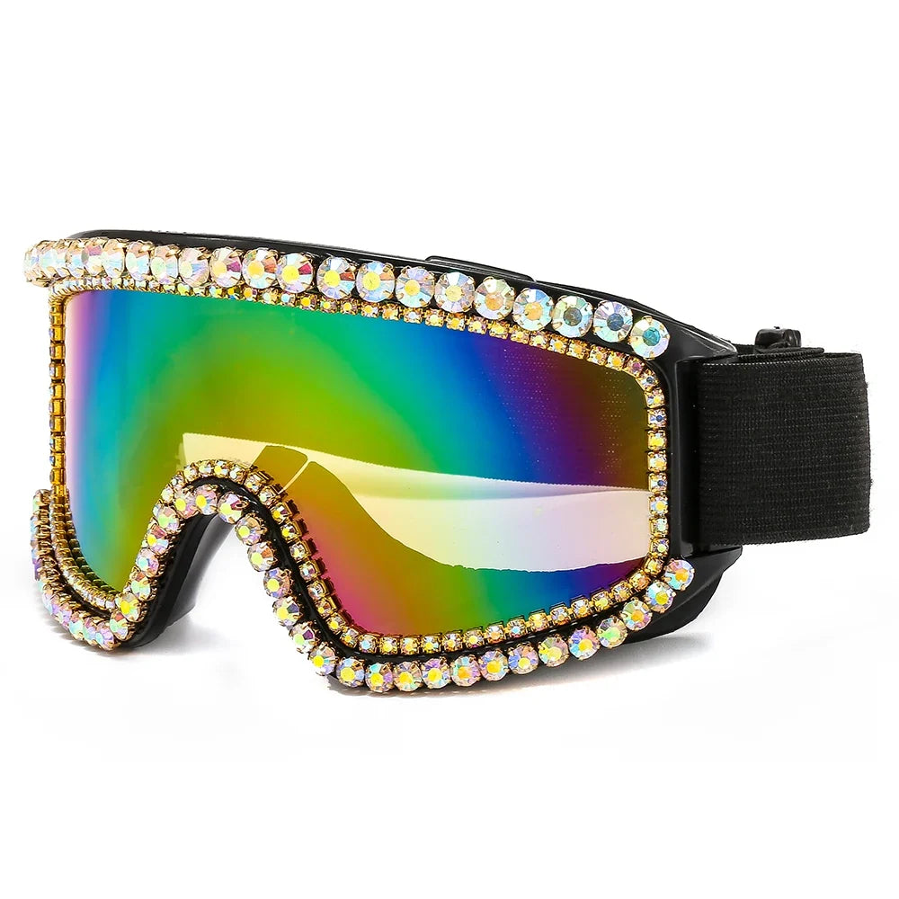 2020 Eyeprotection Outdoor Glasses Mountain Bike Goggles Bicycle Sunglasses Men Eyewear Sports Sunglasses Rhinestone