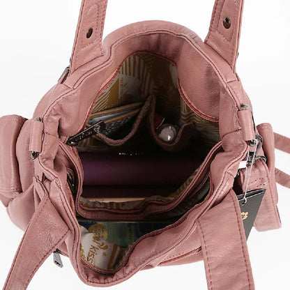 Women Handbags Top-handle Handbag Multifunctional Bag PU Shoulder Bag 13”x17” Casual Bags Shopper Bags Large