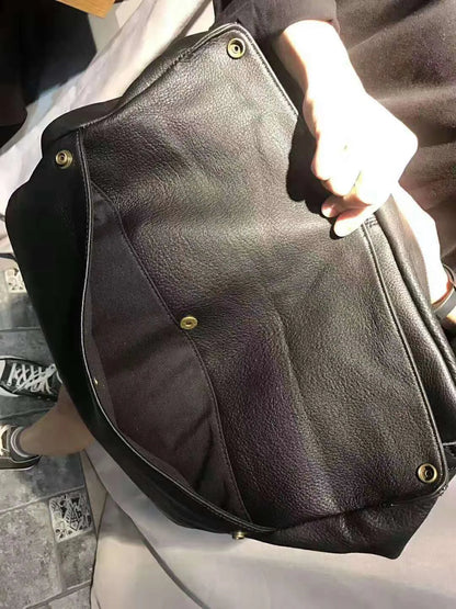 Women's 100% Genuine Cowhide Hobo Bag Large Capacity Soft Leather Shoulder Crossbody Vintage Handbag