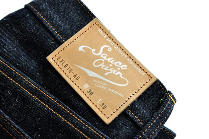 Mens Jeans cotton linen Selvedge Sanforized Raw Denim Jeans for Men Straight Fit Silver Button 19 oz