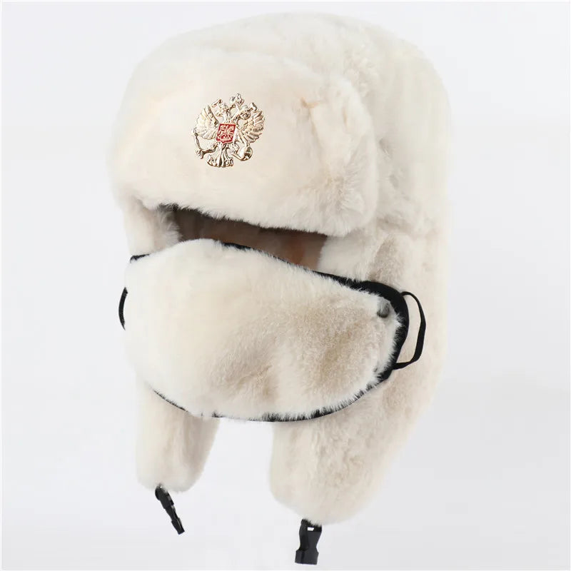 Army Military Soviet CCCP Ushanka Men&Women Winter Earflap Bomber Hat Warm Faux Fur Windproof Thermal hat Snow ski Caps