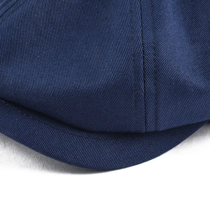 Newsboy Cap Men's Twill Cotton Eight Panel Hat Women's Baker Boy Caps Retro Big Large Hats Male Boina Green Beret