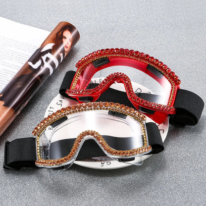 2020 Eyeprotection Outdoor Glasses Mountain Bike Goggles Bicycle Sunglasses Men Eyewear Sports Sunglasses Rhinestone