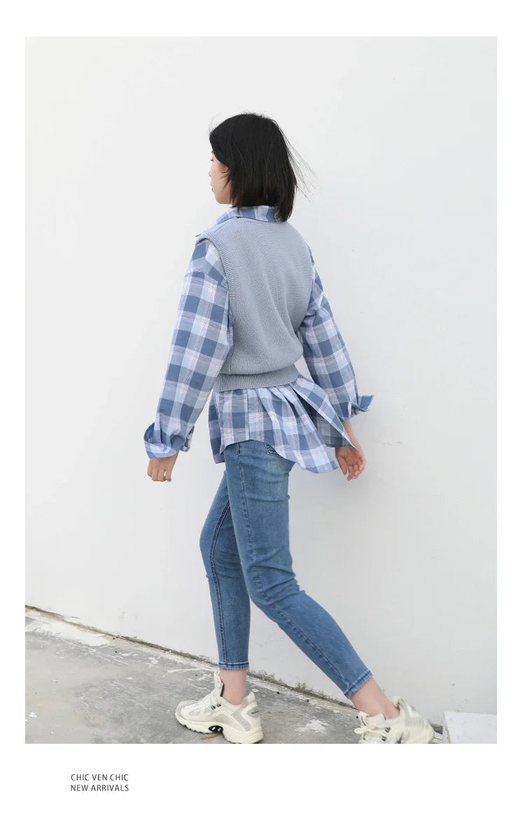 Women Jeans Retro High Waist Stretch Pencil Denim Pants Elastic for Woman Female Trousers Autumn Winter Ladies