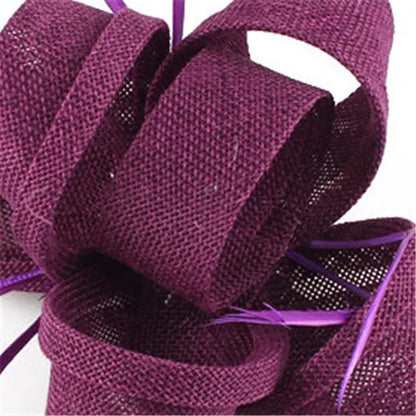 Gorgeous Formal Dress Wedding Fedora Cap Women Big Derby Headpiece Flower Fashion Fasinator Hat Handmade Occasion Millinery Cap