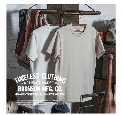 T-Shirts Heavyweight Short Sleeve Crew Neck Summer Men's Basic Tee