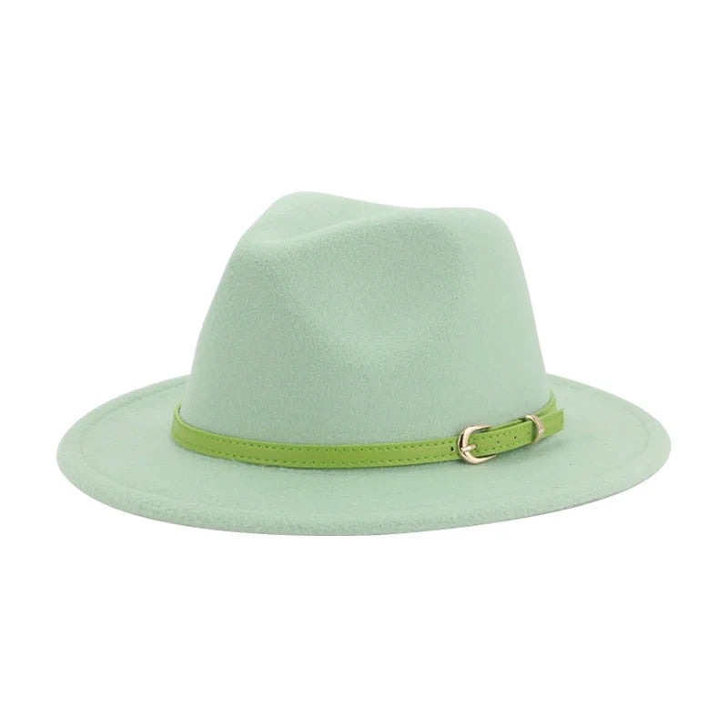 Hats for Women Fedoras Girls Hat Boys Hat Felted Kids Baby Caps Small 52cm 54cm Belt Wedding Cute Kid Fedoras Sombreros De Mujer