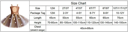 Deer Costume for Girls Halloween Christmas Tutu Dress Reindeer Elk Cosplay Fancy Dress Up Kids Girl Birthday Party Clothes 1-12Y