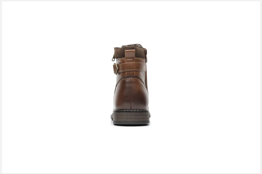 Men's Boots Winter Fashion botines Zip Lace-up Ankle Boots Vintage Business Dress Shoes Leather Casual Shoes For Men