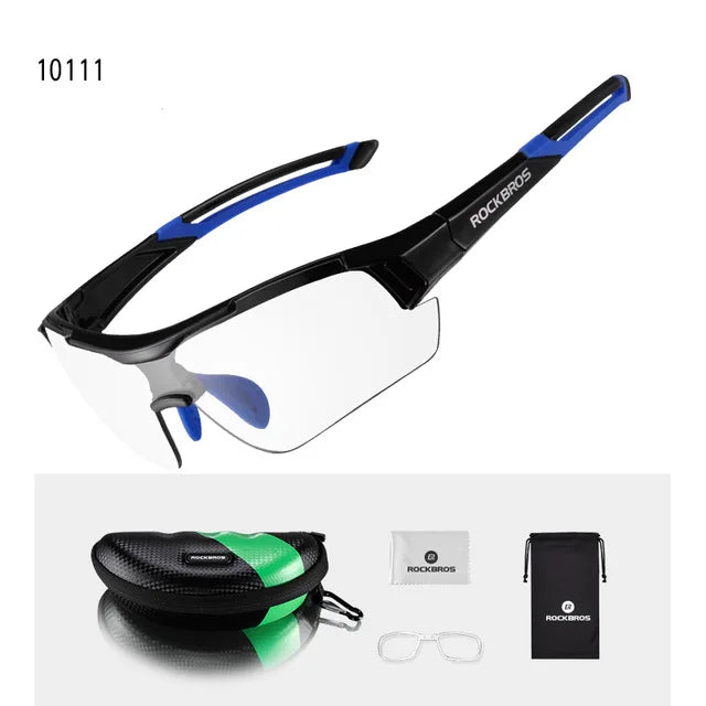Photochromic Cycling Sunglasses Bike Glasses Eyewear UV400 MTB Road Bicycle Goggles Women Men Outdoor Sports Fishing