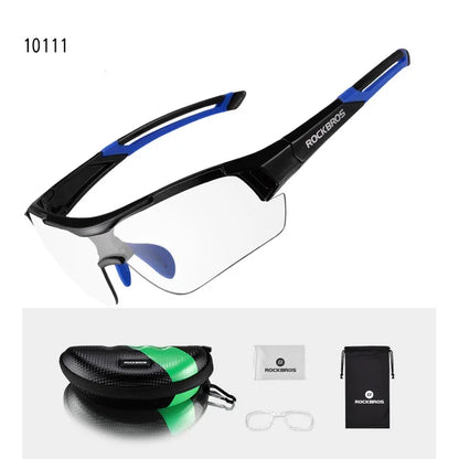 Photochromic Cycling Sunglasses Bike Glasses Eyewear UV400 MTB Road Bicycle Goggles Women Men Outdoor Sports Fishing