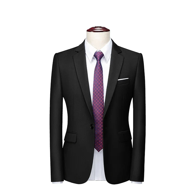 Bright Green Single Button Men's Blazer, Asian Size Slim Suit Jacket, Wedding Dress Coat, White and Black Tops.